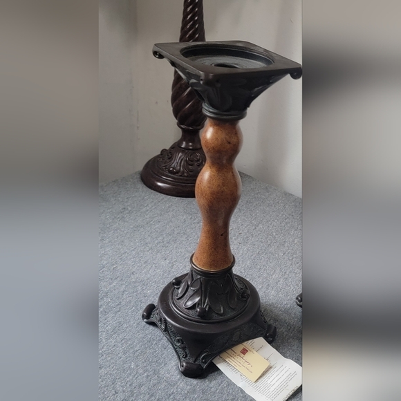 Vintage Solid Bronze Candle Holder - Picture 5 of 5